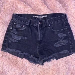 American Eagle - Hi Rise Festival Short - Size 12 - Black